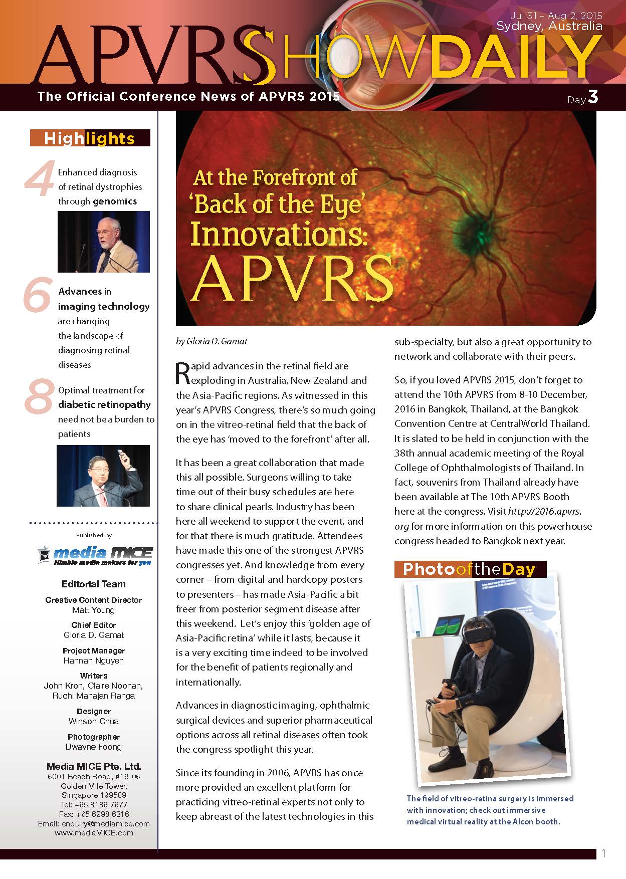 APVRS_ShowDaily_2015 issue3 issuu
