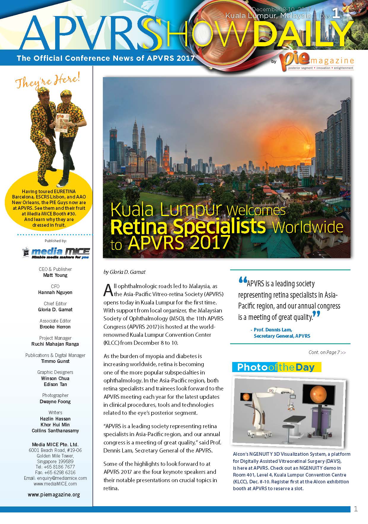 APVRS2017_ShowDaily Day1 issuu