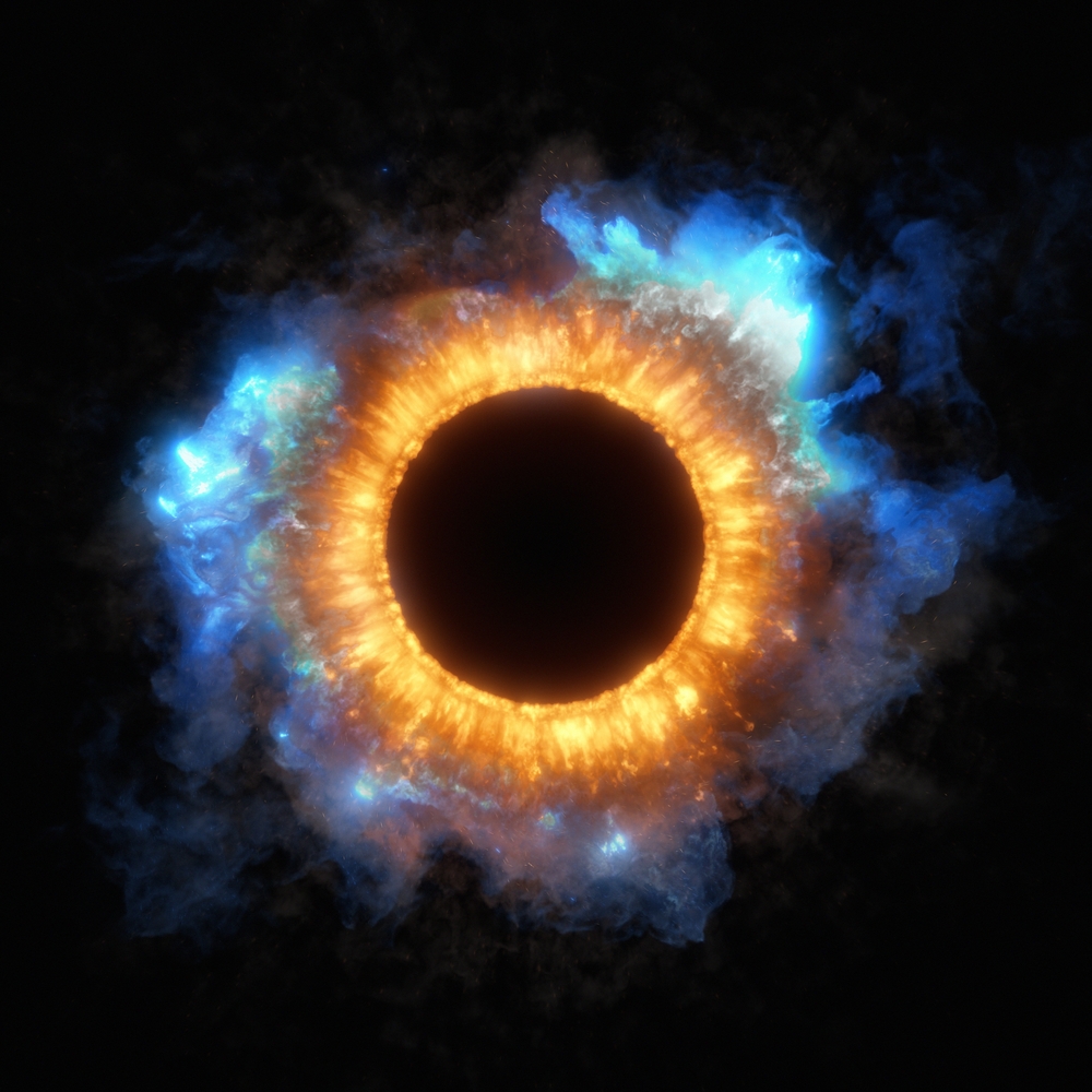Outer,Space,Nebula,Ring,Effect.,Iris,,Eye,Of,The,Universe.